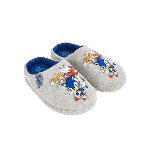 Sonic The Hedgehog Grey Mule Slippers  - UK11 - Eu29