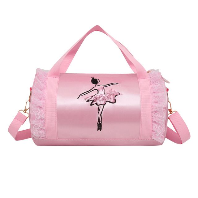 Children Ballet Dance Lace Crossbody Bag Kids Latin Gym Bag
