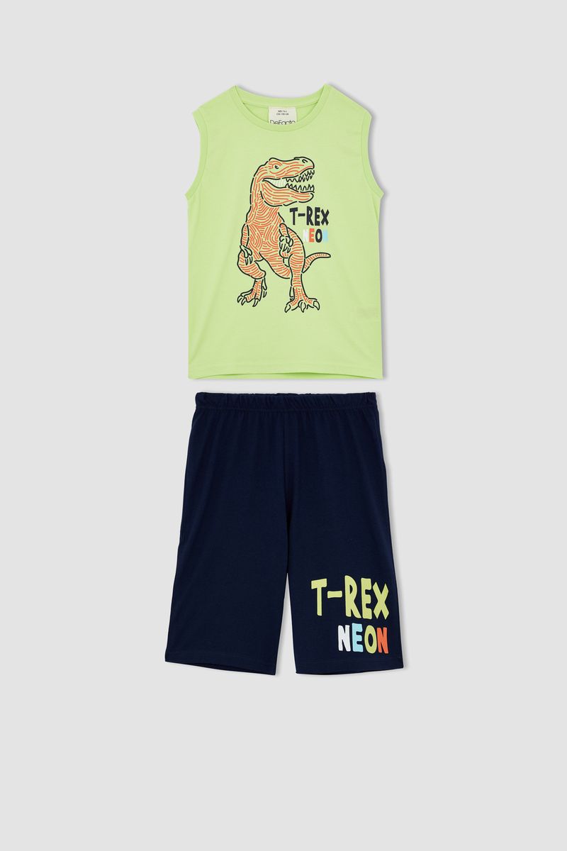 Boy Casual Knitted Set - Green