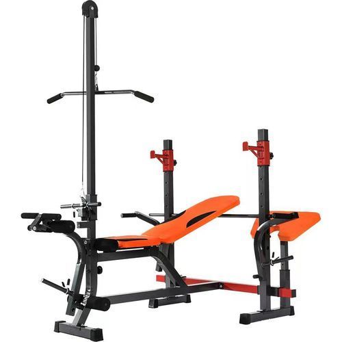 Standard Weight Bench With Lat Pull (NO WEIGHT) Semi Commercial Use