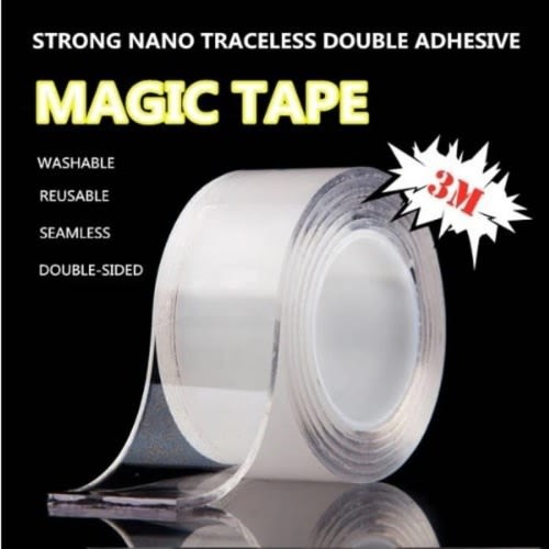 Double Sided Nano Reusable & Waterproof Magic Adhesive Tape - 3m