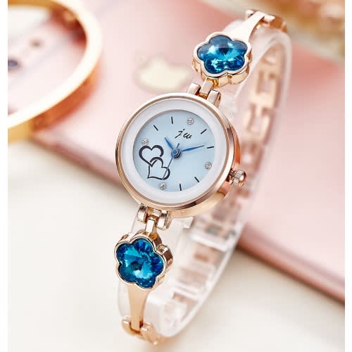Fashion Slim Round Dial Bracelet Watch