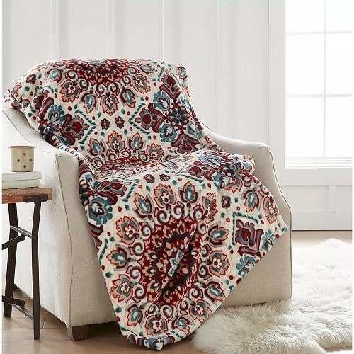 Lounge Throw - 60" X 70" - Floral