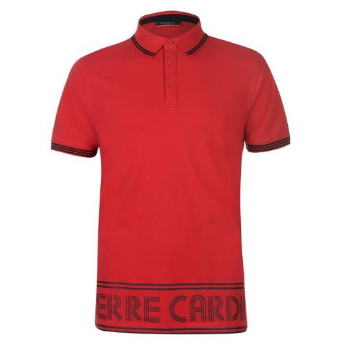 Branded Polo Shirt Red