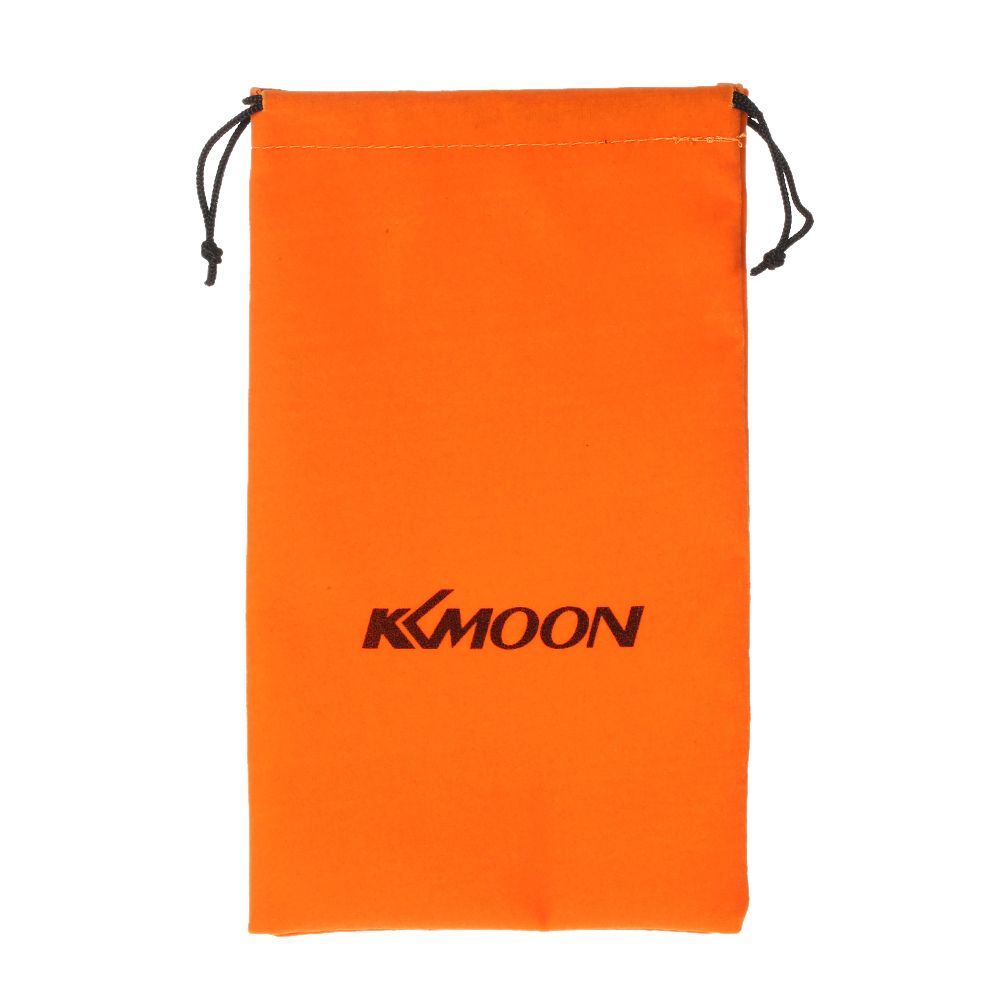 30*19cm Orange Drawstring Flocked Protection Bag Pouch