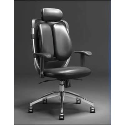 Kidney Leather Office Chair