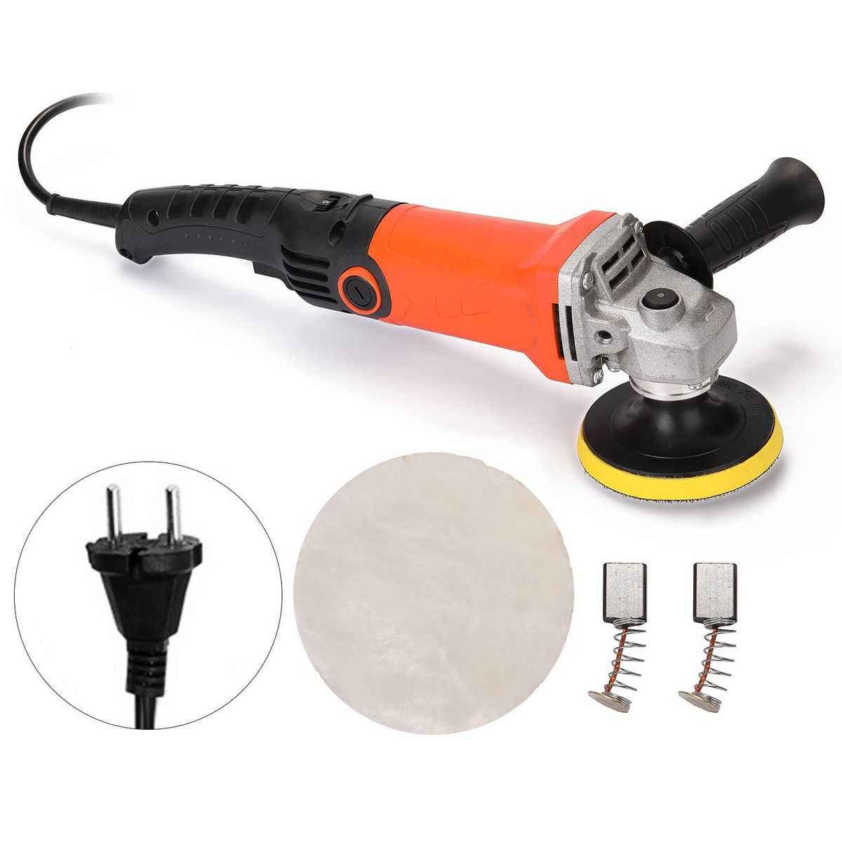 Adjustable Speed 1200W 220V Electric Car er Waxing ing hine Automobile Furniture ing Tool Kits
