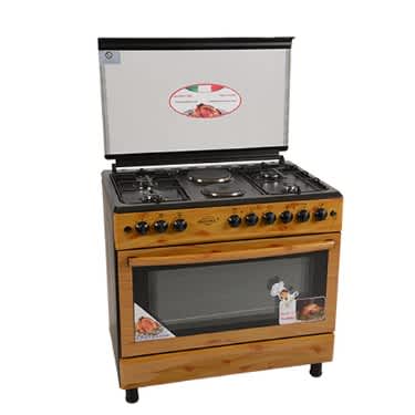 Series 4 Burner 2 Hotplate Gas Cooker With Dish Warmer