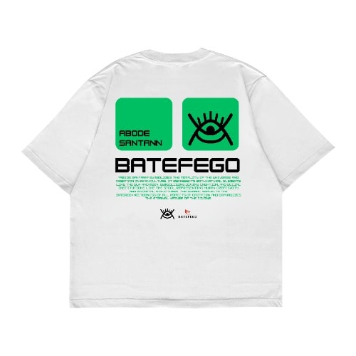 Batefego Abode Santann Tshirt - White
