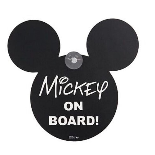 Mickey Mouse Baby On Board Safety Sign