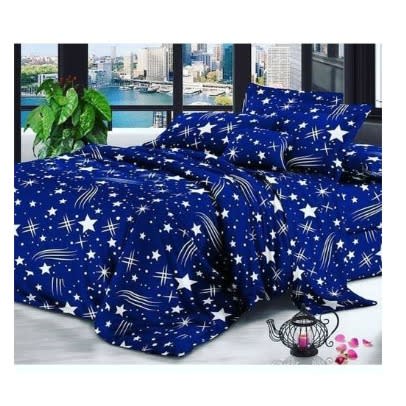Shinning Star Duvet, Bedsheet With 4 Pillow Cases