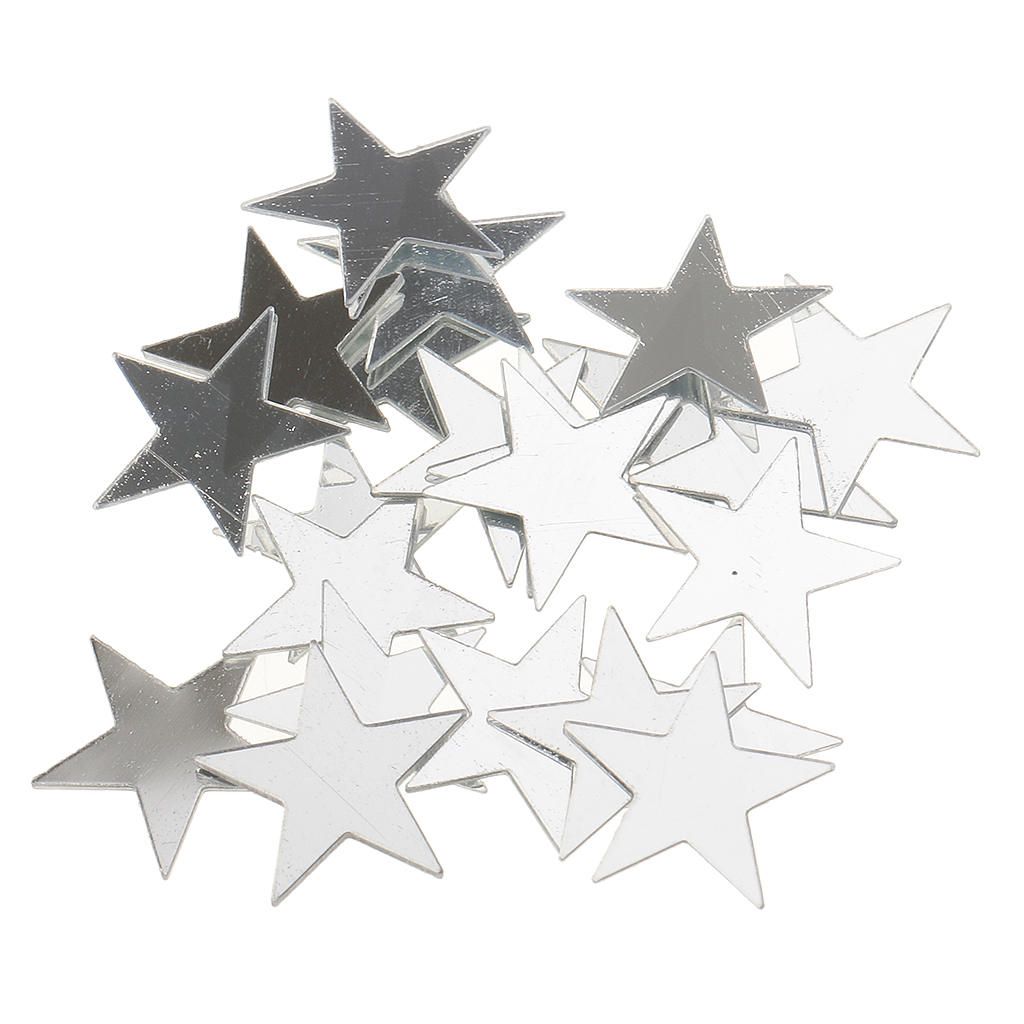 15g Star Table Confetti Wedding Birthday Party Scatter DIY 10mm Silver