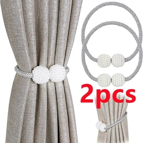 Curtain Tiebacks Clip - 2 Pcs