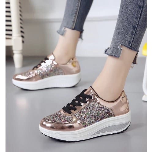 Ladies Sequence Rugged Sneakers