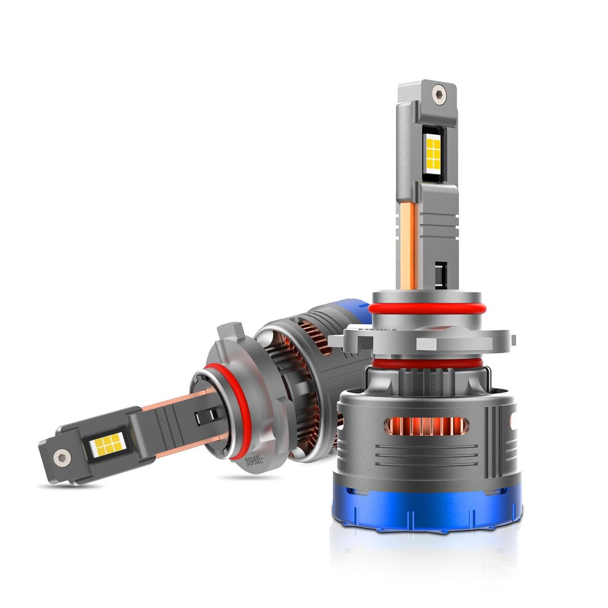 9006/HB4 LED Headlight Bulbs IP68 Waterproof Car LED Headlight Bulbs 6000K 600W 80000LM Bright LED Headlights, 2PCS