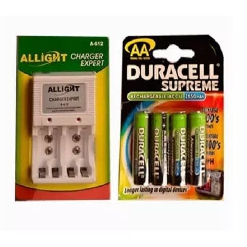 Supreme Aa Rechargeable Batteries With Allight Charger