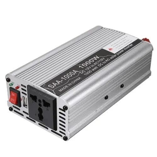 Inverter With Battery Clip Wires - 1000W