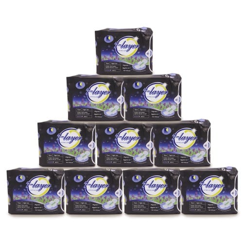 7 Layer Sanitray Pad - 1 Set - 10 Pcs