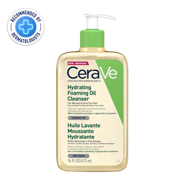Hydrating Oil Cleanser For Normal To Very Dry Skin With 3 Ceramides  Hyaluronic Acid 473ml