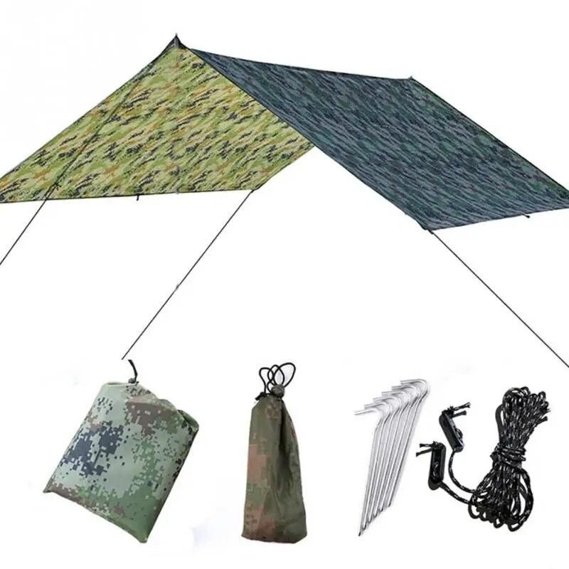 1mx1.45m Outdoor Shelter Camping BBQ Tent Tarp Outdoor Picnic Waterproof UV protection Sun Shade Beach Awning Canopy Sun Shelter