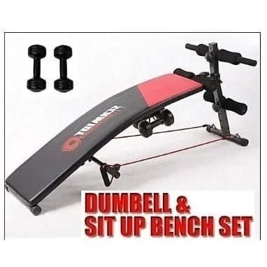 Sit Up Bench With Dumbbell