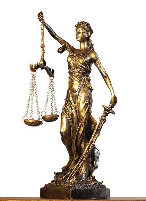 GODDESS THEMIS FIGURES  LADY JUSTICE GREEK MYTHOLOGY STATUE