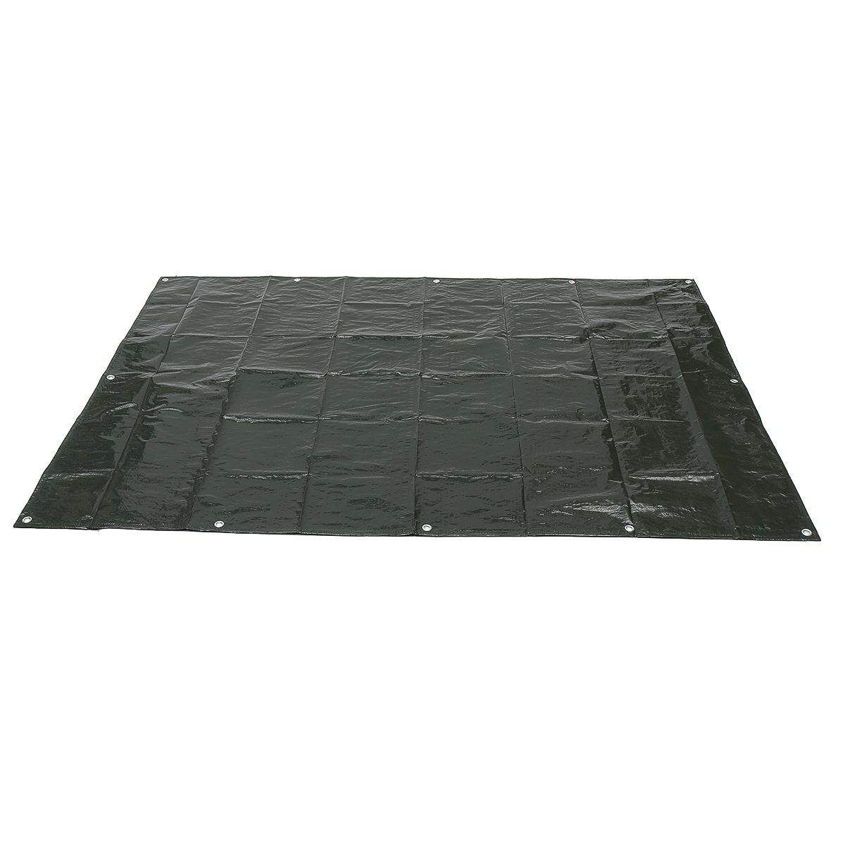 Extra Heavy Duty Waterproof PE Canopy Cloth Tent Tarpaulin Sheet With Eyelets 3m X 4m Green 1.4m X 2m