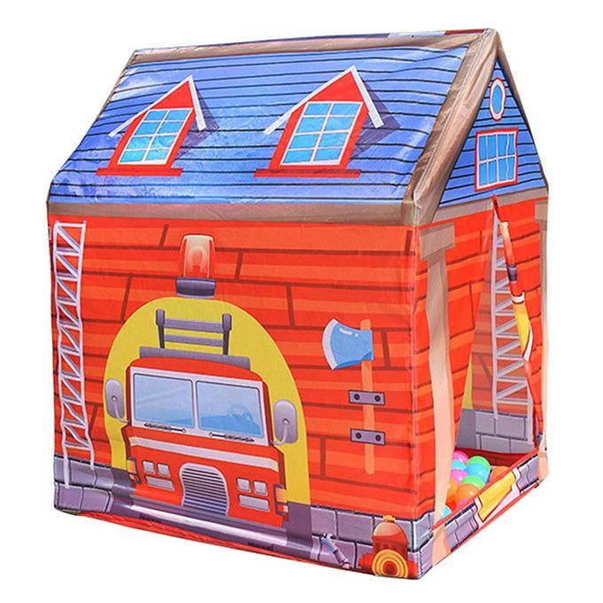 Kids Fire Control Themed Tent Playhouse Indoor Outdoor   Up Play Tent