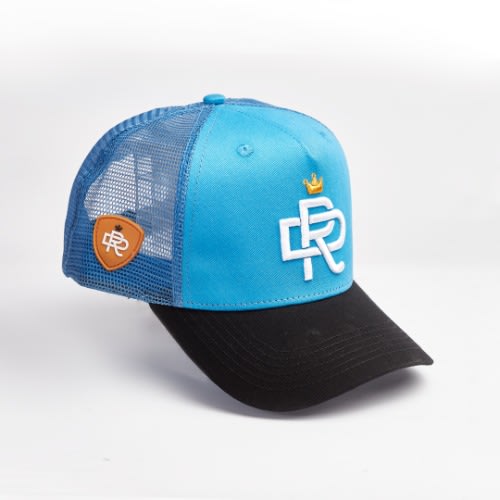 Rd Powder Blue And Black Classic Trucker Hat