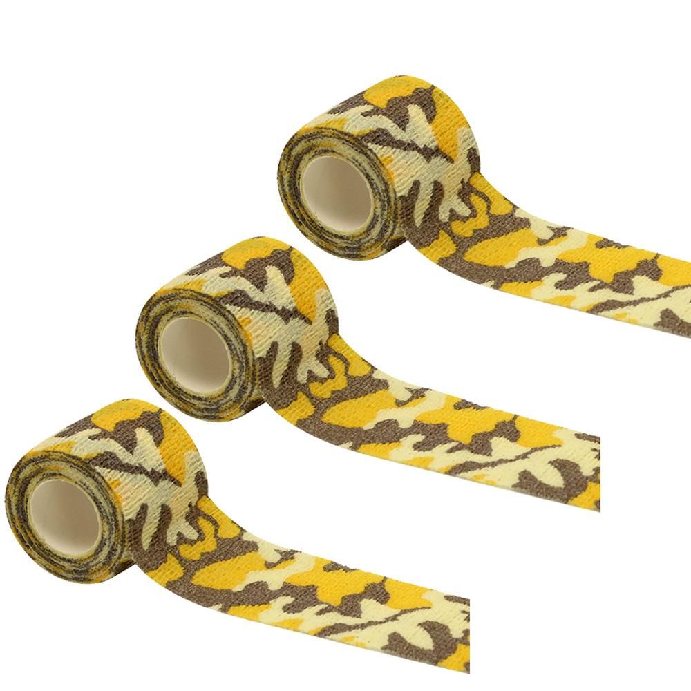 3 Rolls Non-woven Self-Adhesive Bandages Wrap Versatile Breathable Elastic