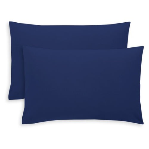 Pillowcases - 50cm x 75cm - Navy Blue - 2 Pieces