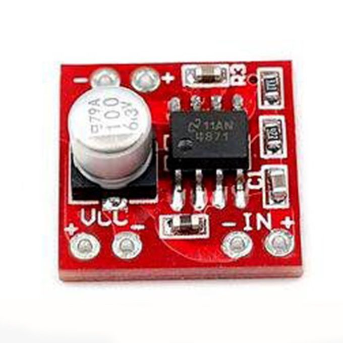 MT Mono Amplifier Board 3W Small Power Amplifier Board Module LM4871-red
