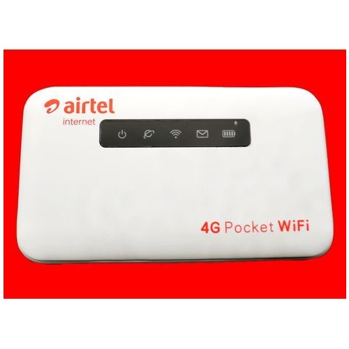 Airtel Universal 4g Lte Mobile Wifi Hotspot With Lan Port - 2600mah - 5gb Data