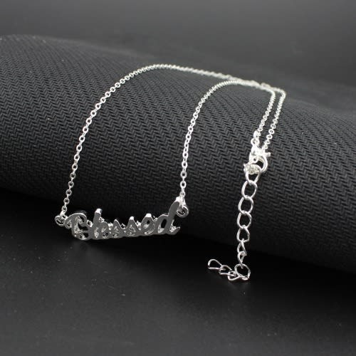 Blessed Ladies Chain Necklace - Silver
