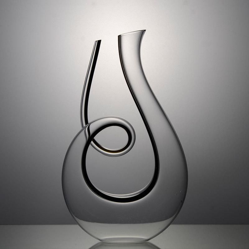 Special-shaped decanter, snail crystal red wine decanter, blue warbler decanter, wine wine set, wine divider Blue Warbler Decanter 1500ml