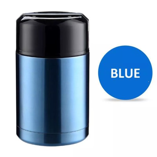 1000ml 304 Insulated Food Flask - Blue
