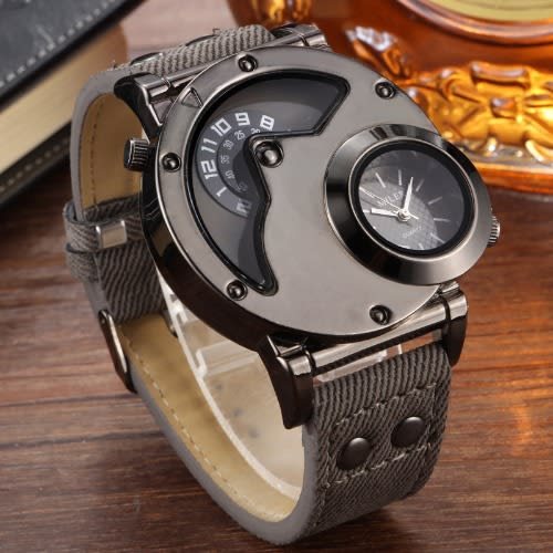 Men's Wristwatch - Grey Strap