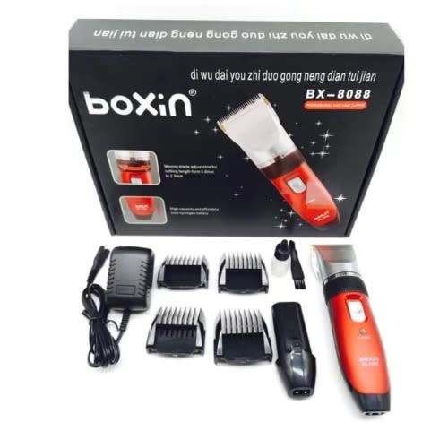Boxin Rechargeable Hair Clipper - Hair Beard Trimmer And Grooming Kit - Bx-8088