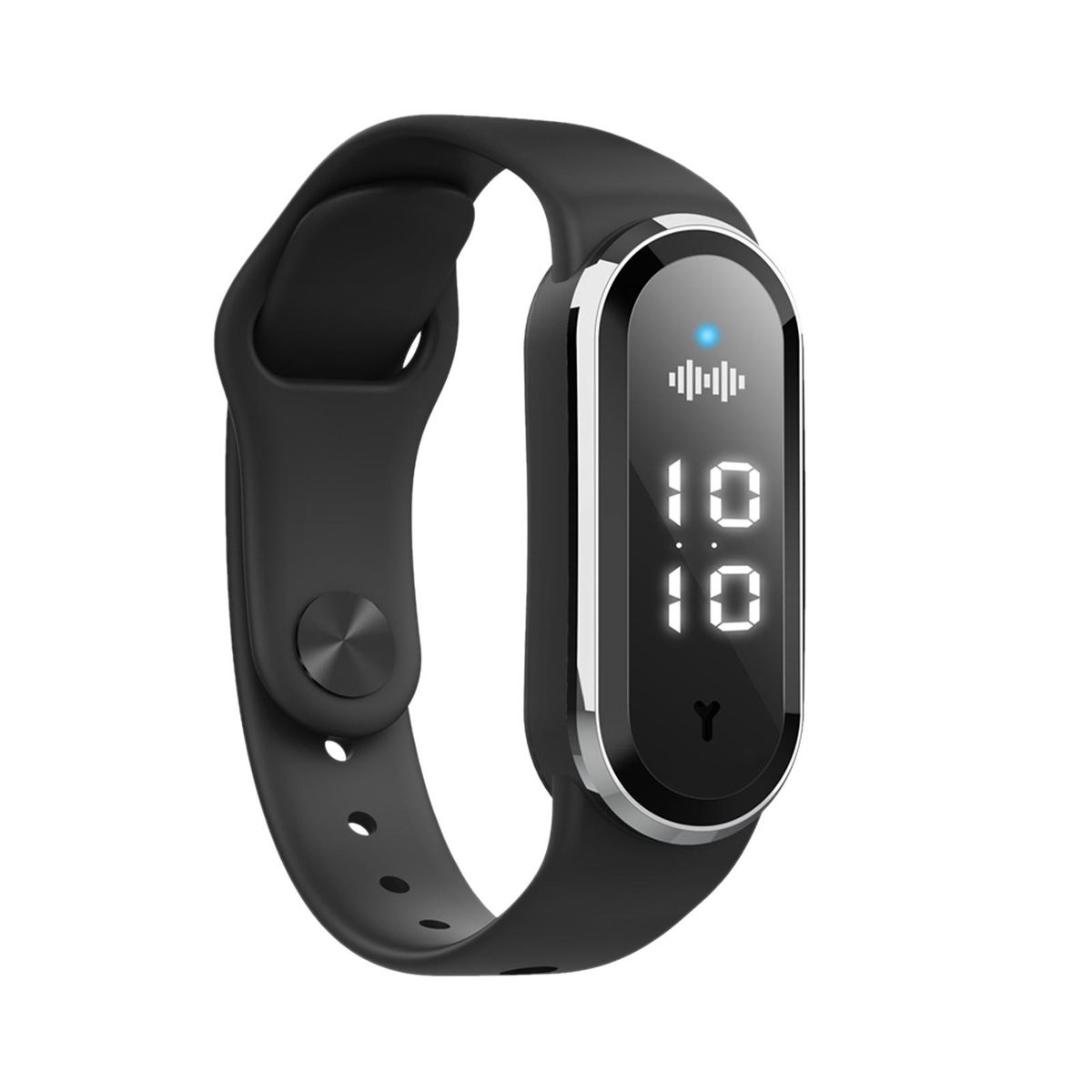 Ultrasonic Mosquito Repellent Bands Non-Toxic Deet Free Bug Insect Repellent Band Reusable Long Protection Support Clock Step Counting Temperature Measurement