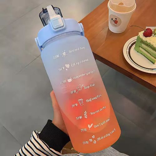 2 Liter  Motivational Water Bottle With Time Marker (1 Unit)