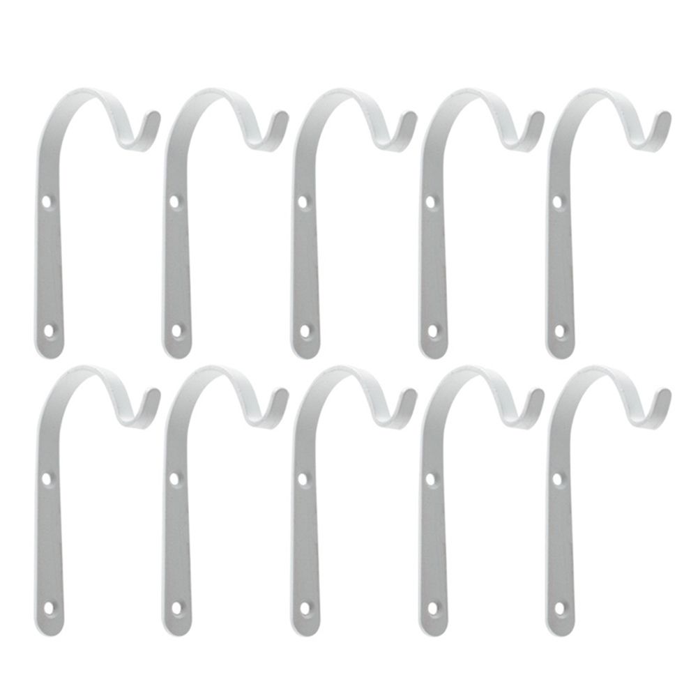 1/4/10 Pcs Hanging Basket Brackets Metal Strong Outdoor Walarden Hook Decoration PRE-M 10pcs