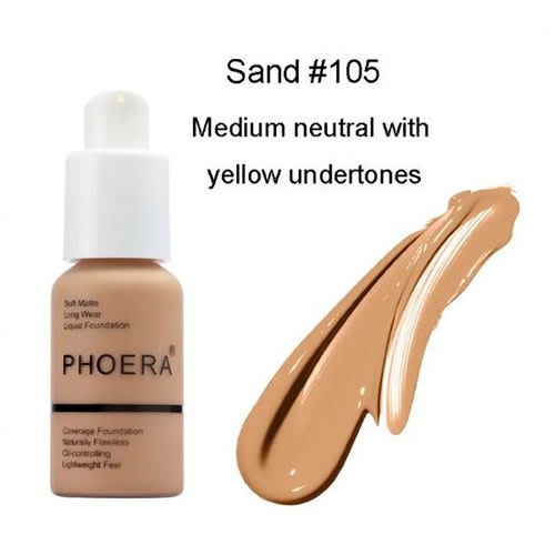 Sand Soft Matte Long Wear Coverage - Foundation And Concealer - 30ml