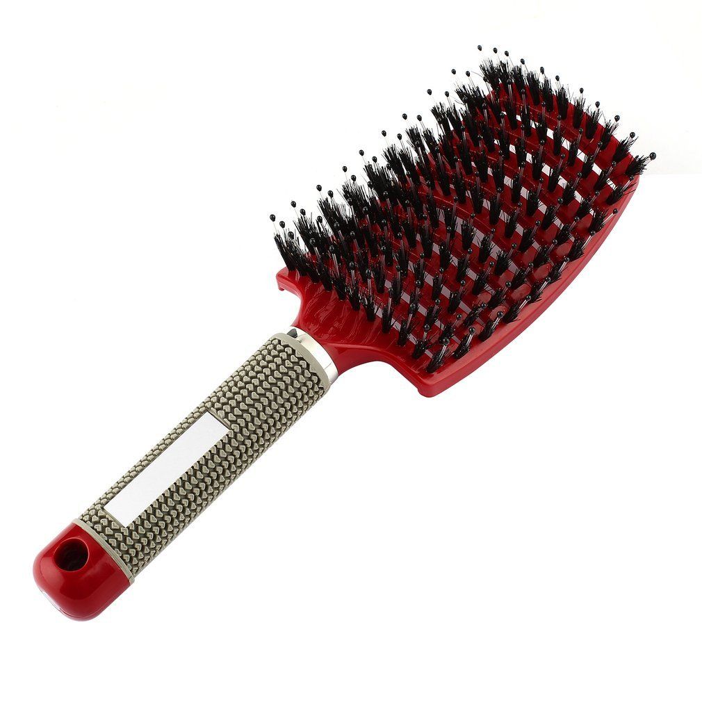 OR Hair Scalp Mage Comb Bristle & Nylon Hairbrush Wet Curly Hair Styling Tool