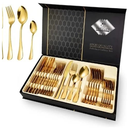 Stainless Steel Cutlery Set - 24pcs