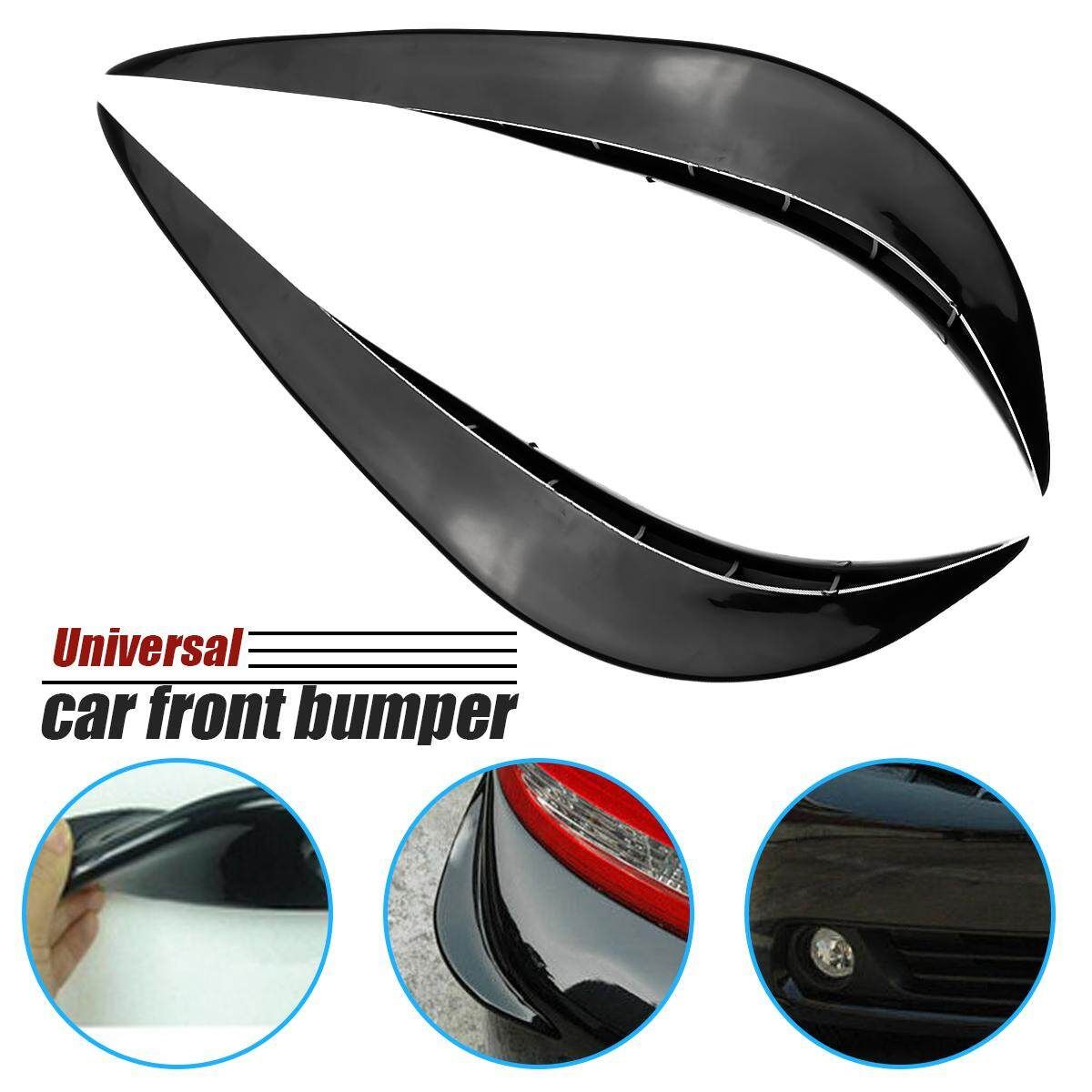 Car Front Bumper Splitter Spoiler Anti-collision Strip Scratch Body Protector