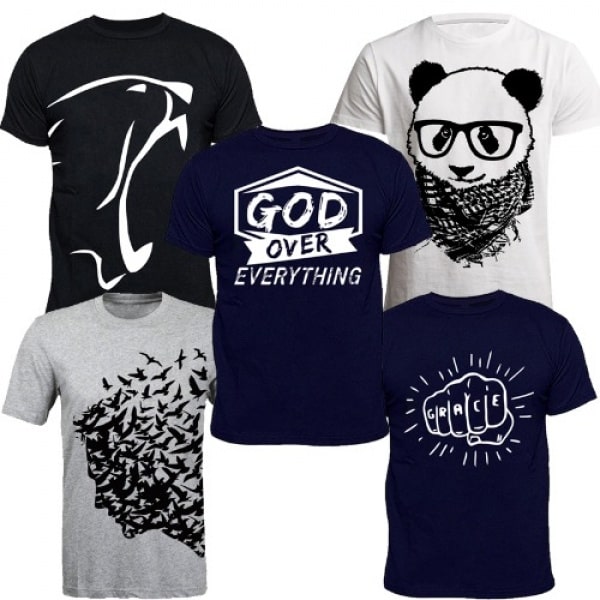 Best Senior Sellers Tshirt 5-in-1 Bundle - Multicolour