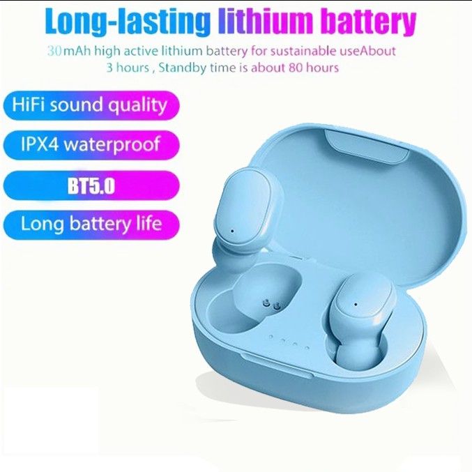 Wireless Earpods Bluetooth 5.0 Earphones Blue