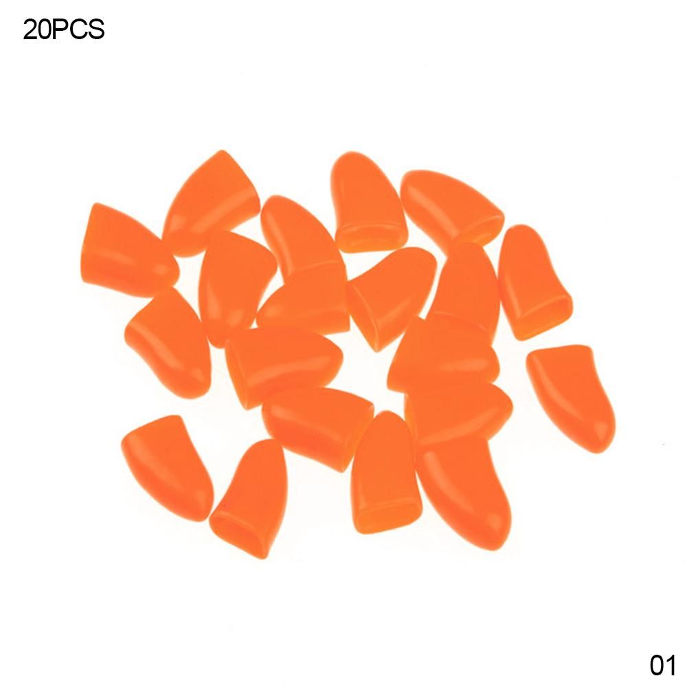 20 Pcs Dog Cat Nail Caps Soft Silicone Anti-scratch Paw Nail Cover Puppy Claw Grooming Manicure Dog Cat Nairooming Supplies-1