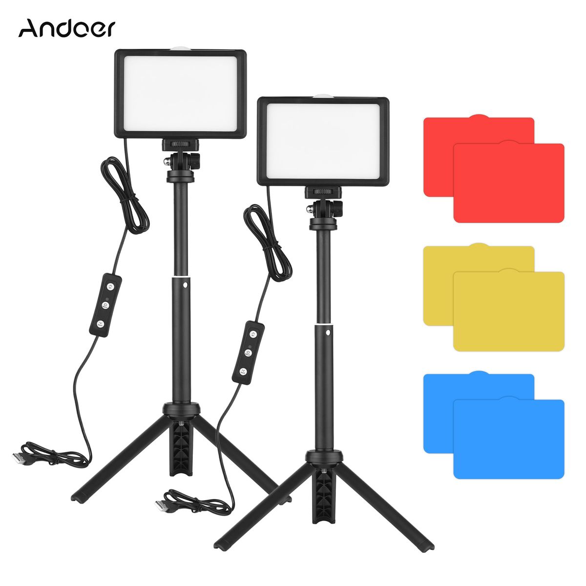 Photography Light Desktop LED Video Light Kit - USB - 2PCS