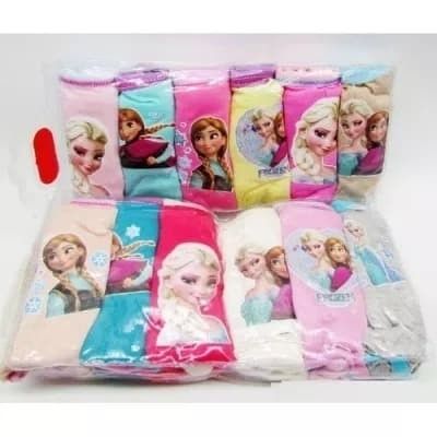 12 Pieces Girls Dora Colourful Cartoon Character Girls Cotton Panties